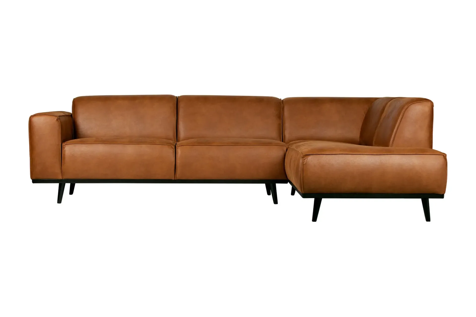WOOOD Sofa Med Sjeselong-Statement Hjørnesofa Konjakk