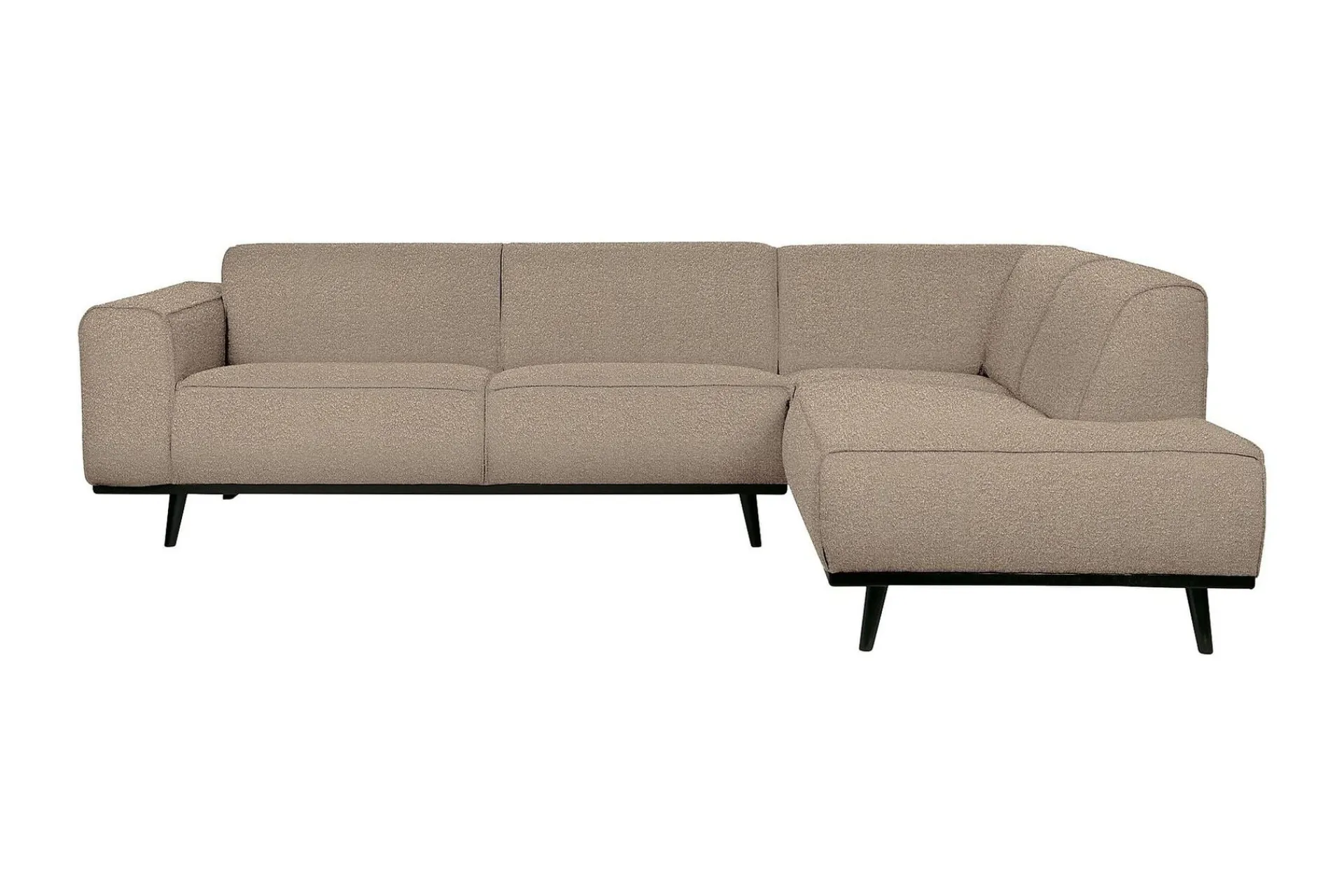 Sofa Med Sjeselong-Statement Hjørnesofa Høyre Beige