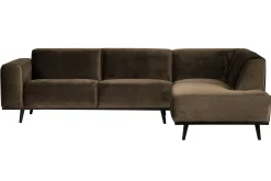WOOOD Hjørnesofa-Statement Hjørnesofa Høyre Taupe
