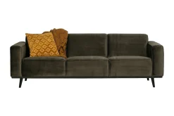 Velour Sofa & Fløyel Sofa-Statement 3-seters Sofa Brun