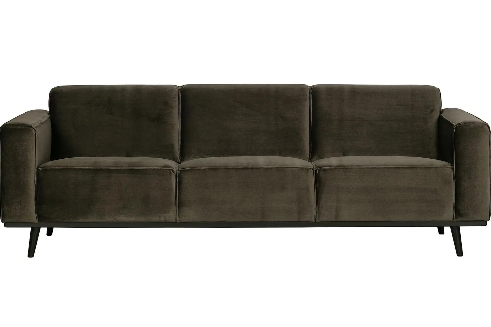 Velour Sofa & Fløyel Sofa-Statement 3-seters Sofa Brun