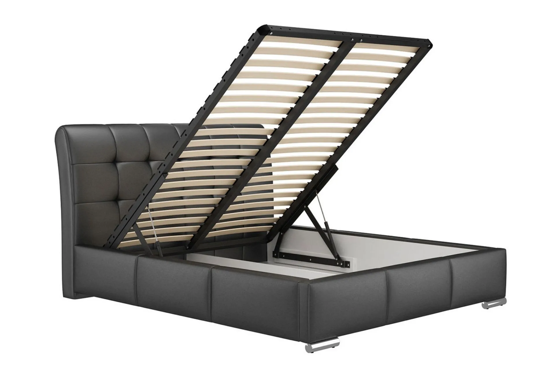 Bedly Sengeramme & Sengestamme-Stavanger Seng med Oppbevaring 160x200 Haze 11