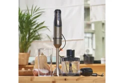 Black+Decker Produkter For Å Blande & Hakke|Kjøkkenutstyr-Stavmiksersett Børstet 1200W Svart,Kullgrå