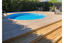 Planet Pool Stålveggsbasseng Premium Rund 5,0x1,5m Innebygd L: 0.6 Bl