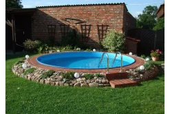 Planet Pool Stålveggsbasseng Premium Rund 5,0x1,5m Innebygd L: 0.6 Bl