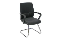 Kontorstol & Skrivebordsstol-Stol ANGELO 58x57xH90cm svart Svart,Krom