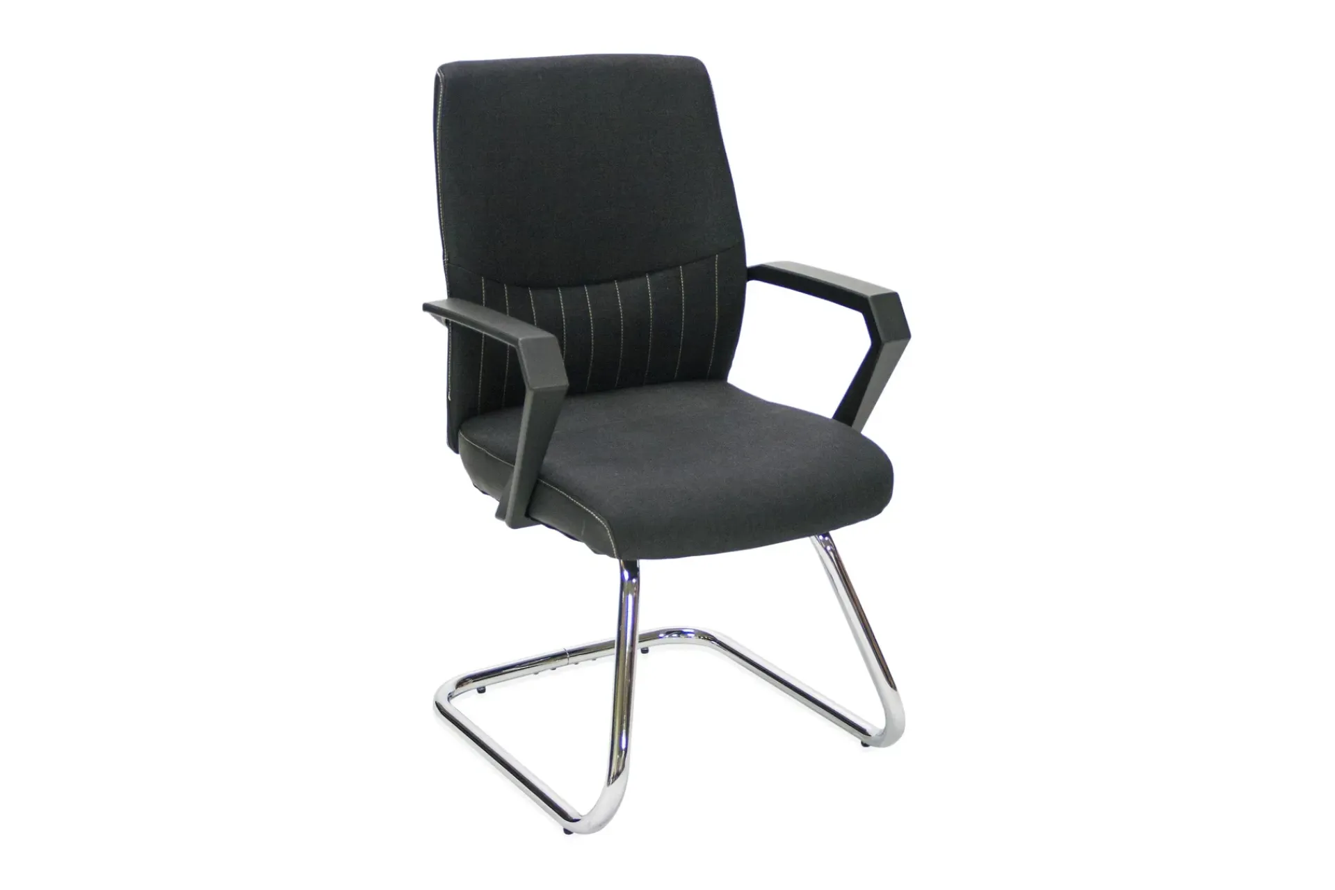 Kontorstol & Skrivebordsstol-Stol ANGELO 58x57xH90cm svart Svart,Krom