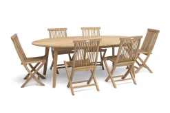 Hillerstorp Balkongstoler|Balkongmøbler-Stol Nova 2-Pack Brun Tre/Natur