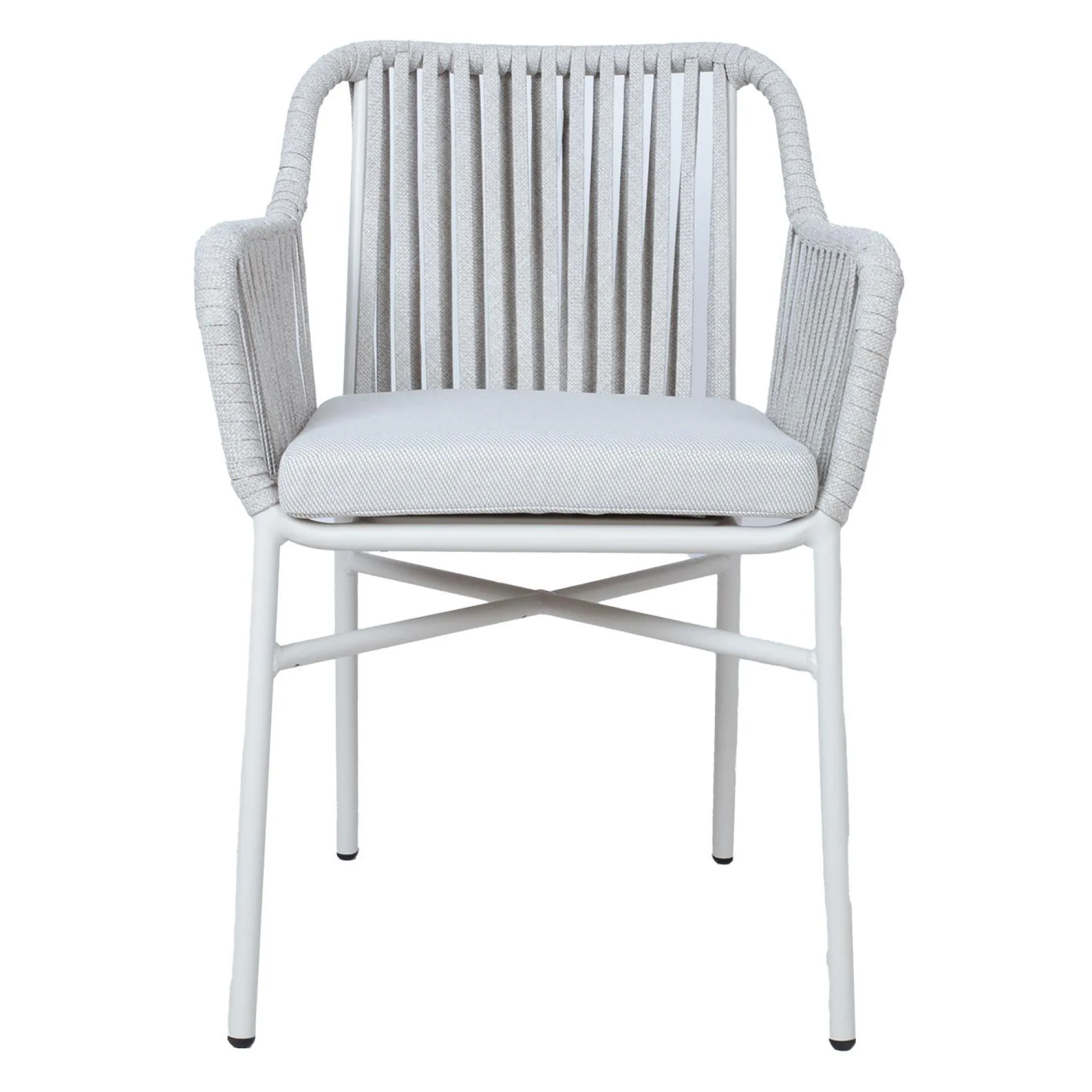 Balkongstoler|Balkongmøbler-Stol HOME4YOU Melrose grå Beige