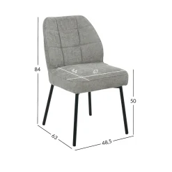 Spisestoler & Kjøkkenstoler-Stol HOME4YOU Zaylen Beige