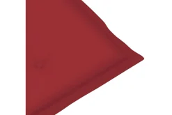 Be Basic Stolsdynor för trädgården 4 st grå 100x50x3 cm Wine red 100x50x3 cm