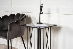 Venture Home Gangbord|Avlastningsbord-Stone Avlastningsbord 40 cm Svart