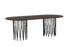 Furniture Fashion Stone Spisebord 220x100x74 cm Oval