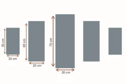 Stort lerretsbilde i 5 deler 105x70 cm - Verdenskart i metallisk stil