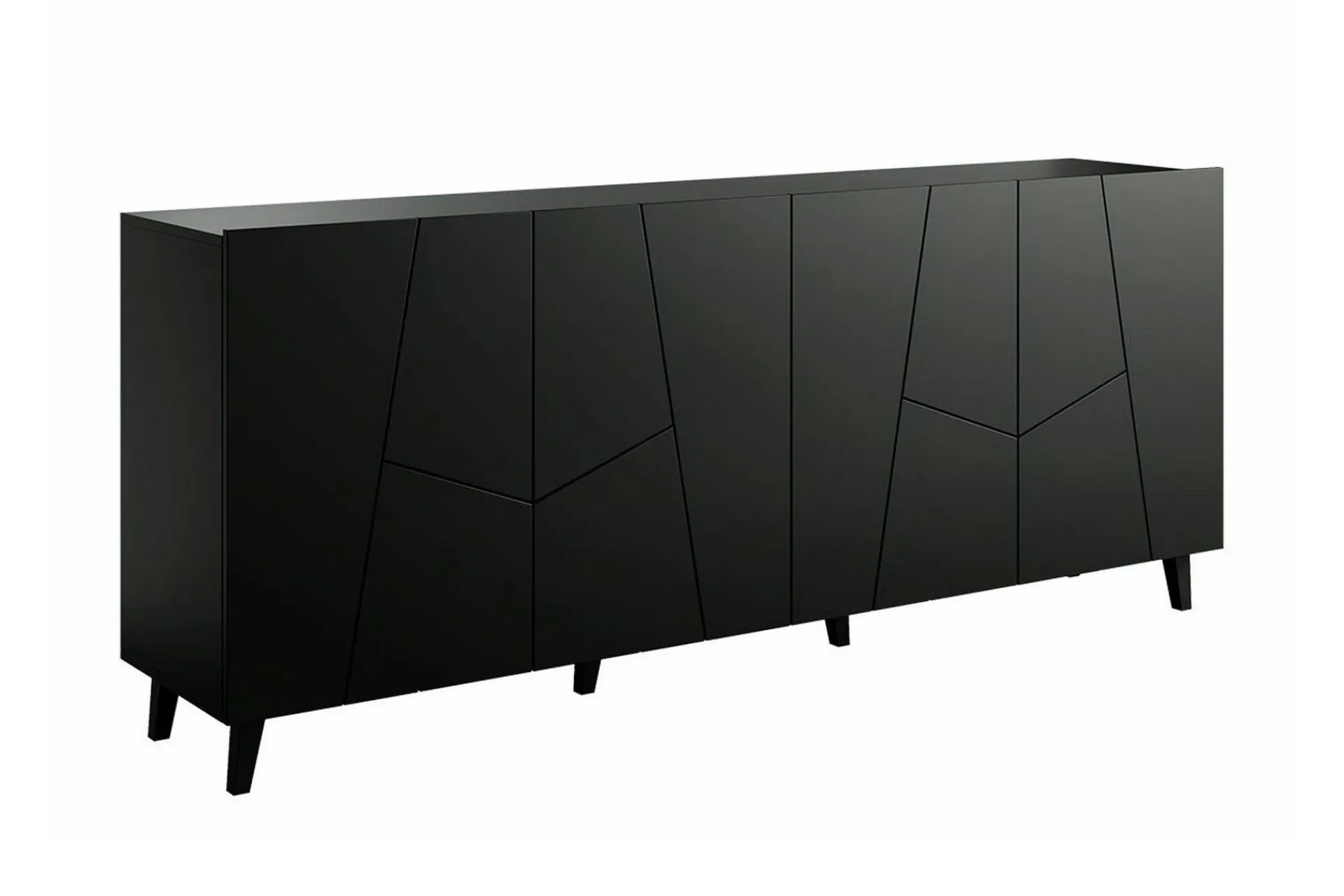 Scandinavian Choice Oppbevaringsskap|Skap-Strontian Highboard Black Svart