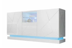 Scandinavian Choice Oppbevaringsskap|Skap-Strontian Highboard White Hvit