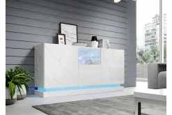 Scandinavian Choice Oppbevaringsskap|Skap-Strontian Highboard White Hvit