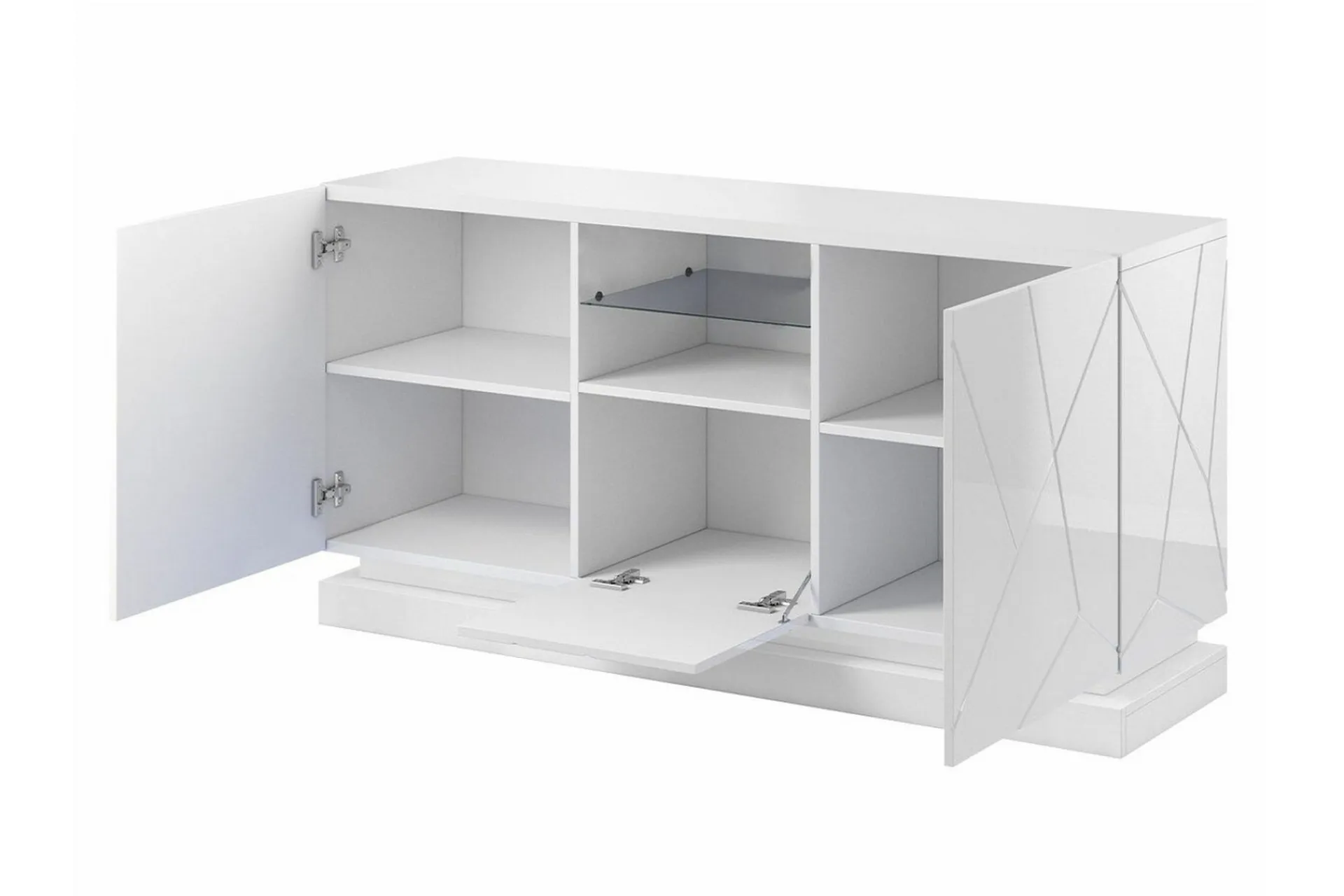 Scandinavian Choice Strontian Highboard White