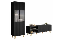 Scandinavian Choice Møbelsett Til Stue-Strontian Möbelset För Vardagsrum Black Svart