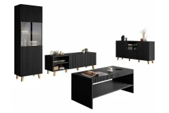 Scandinavian Choice Møbelsett Til Stue-Strontian Möbelset För Vardagsrum Black Svart