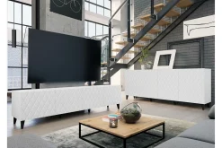 Scandinavian Choice Strontian Möbelset För Vardagsrum White