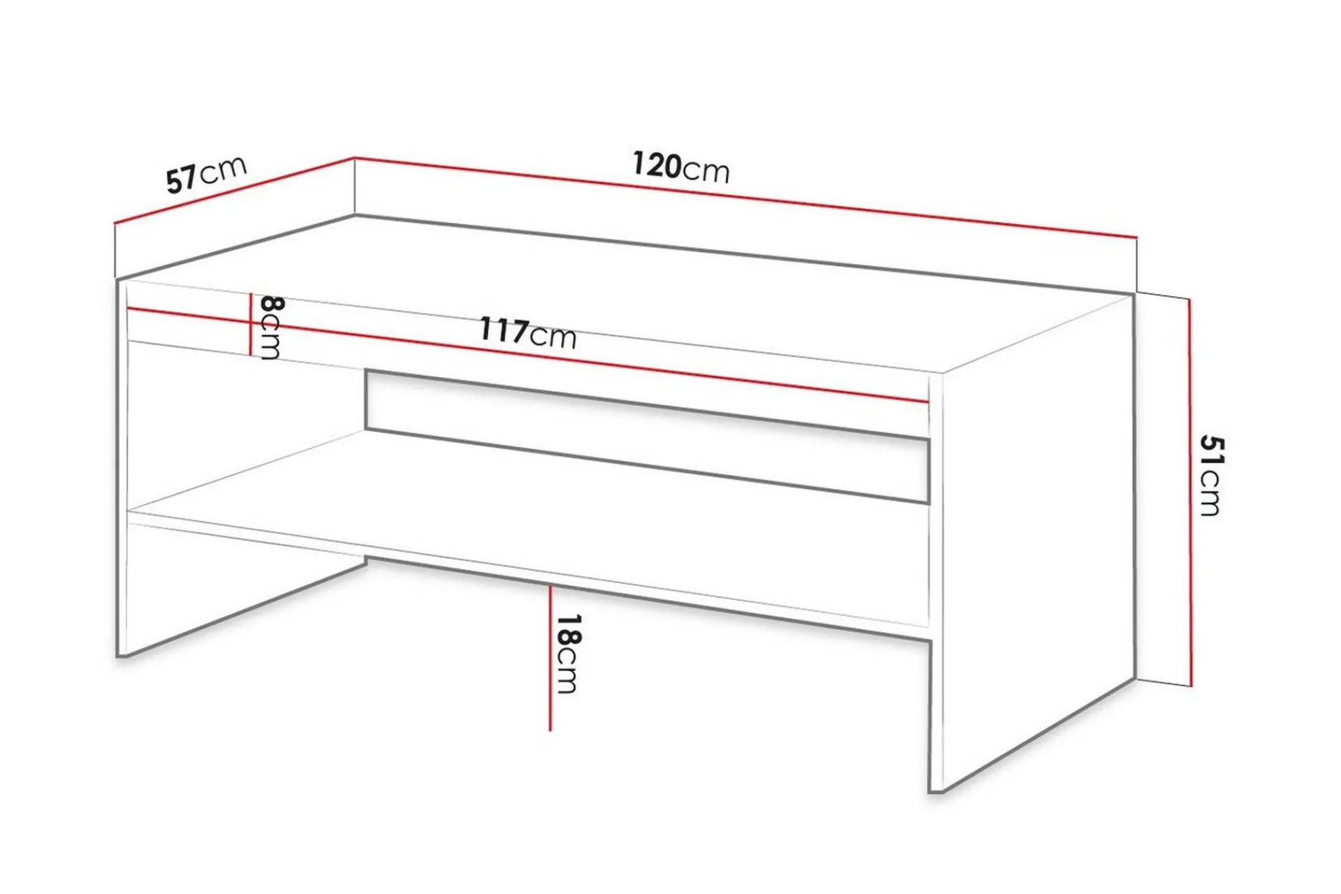Scandinavian Choice Strontian Soffbord 57 cm