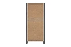 Vitrineskap|Skap-Strumica Vitrineskap 43x68 cm 2 Hyller Brun/Grå