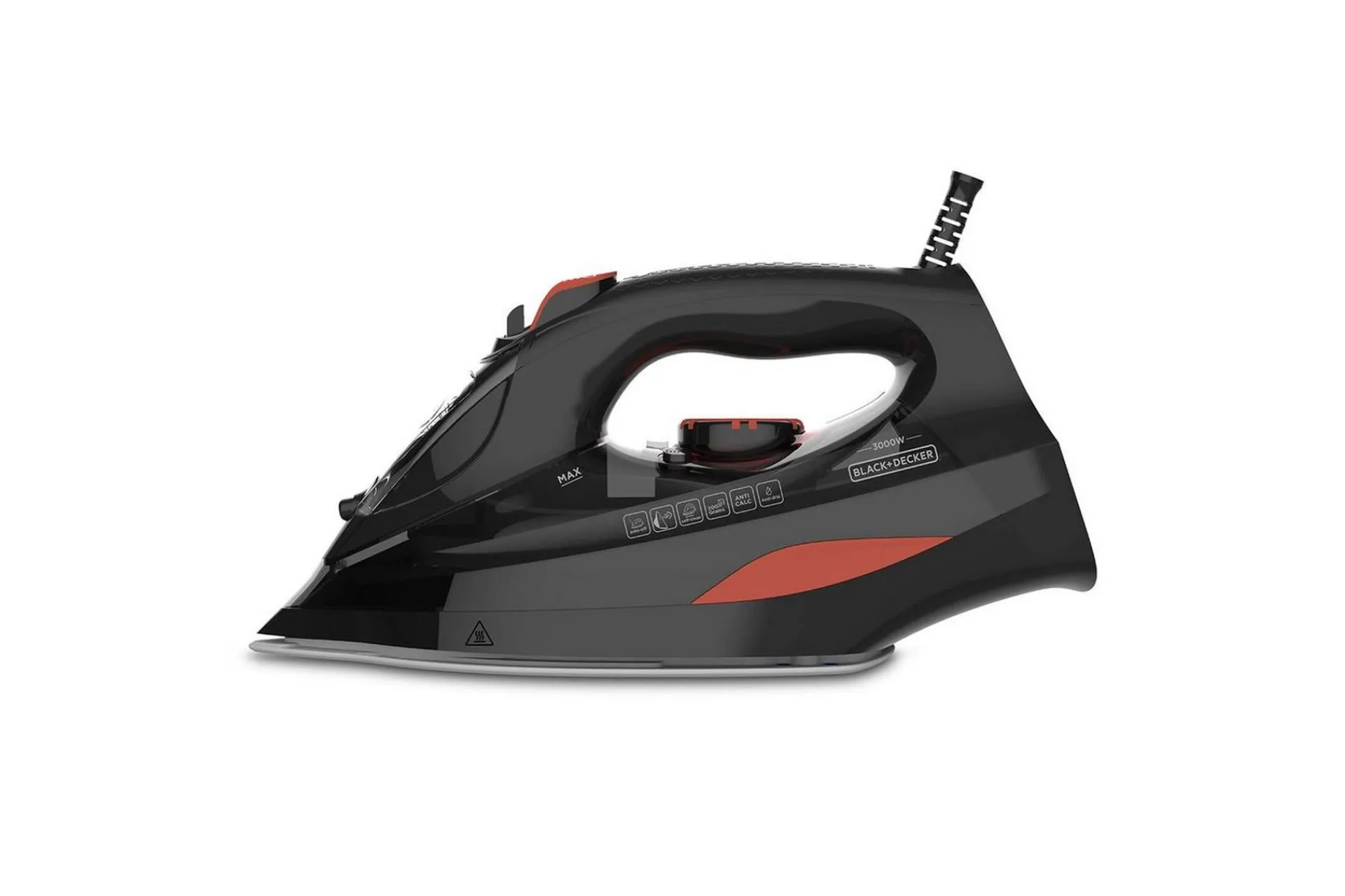 Black+Decker Klespleie-Strykejern 3000W Svart