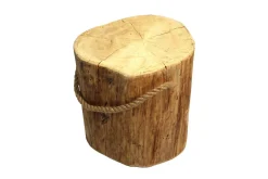 Balkongstoler|Balkongmøbler-Stubbe EcoFurn Pölkky 45 cm Ø36-45 cm Natur