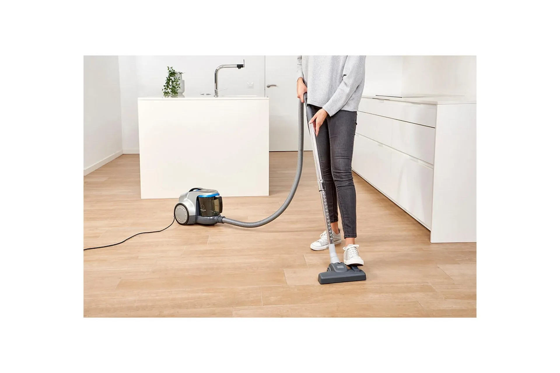 Black+Decker Klespleie|Støvsuger-Støvsuger Poseløs Grey