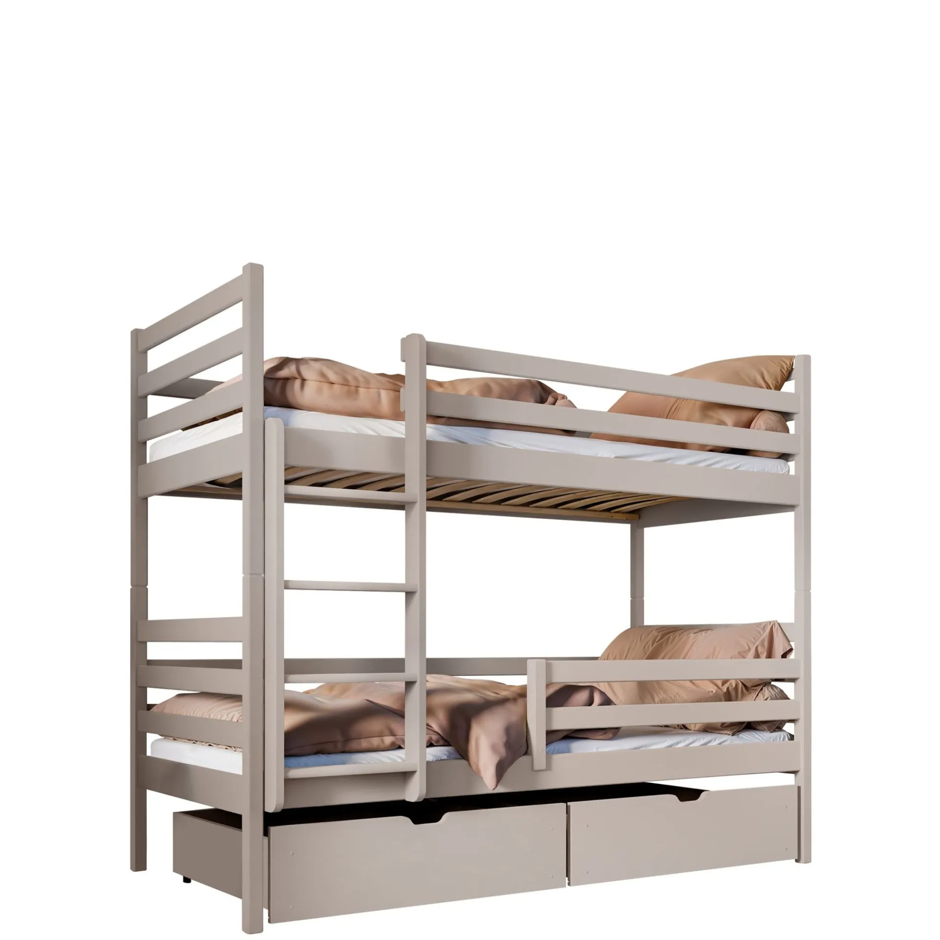 Stellebord|Oppbevaring Barnerom-Suno Køyeseng to soveplasser 90x200 cm Beige