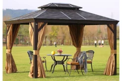 Paviljonger-Sunsetia Paviljong 300x400x270 cm Brun,Beige