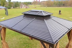 Paviljonger-Sunsetia Paviljong 300x400x270 cm Brun,Beige