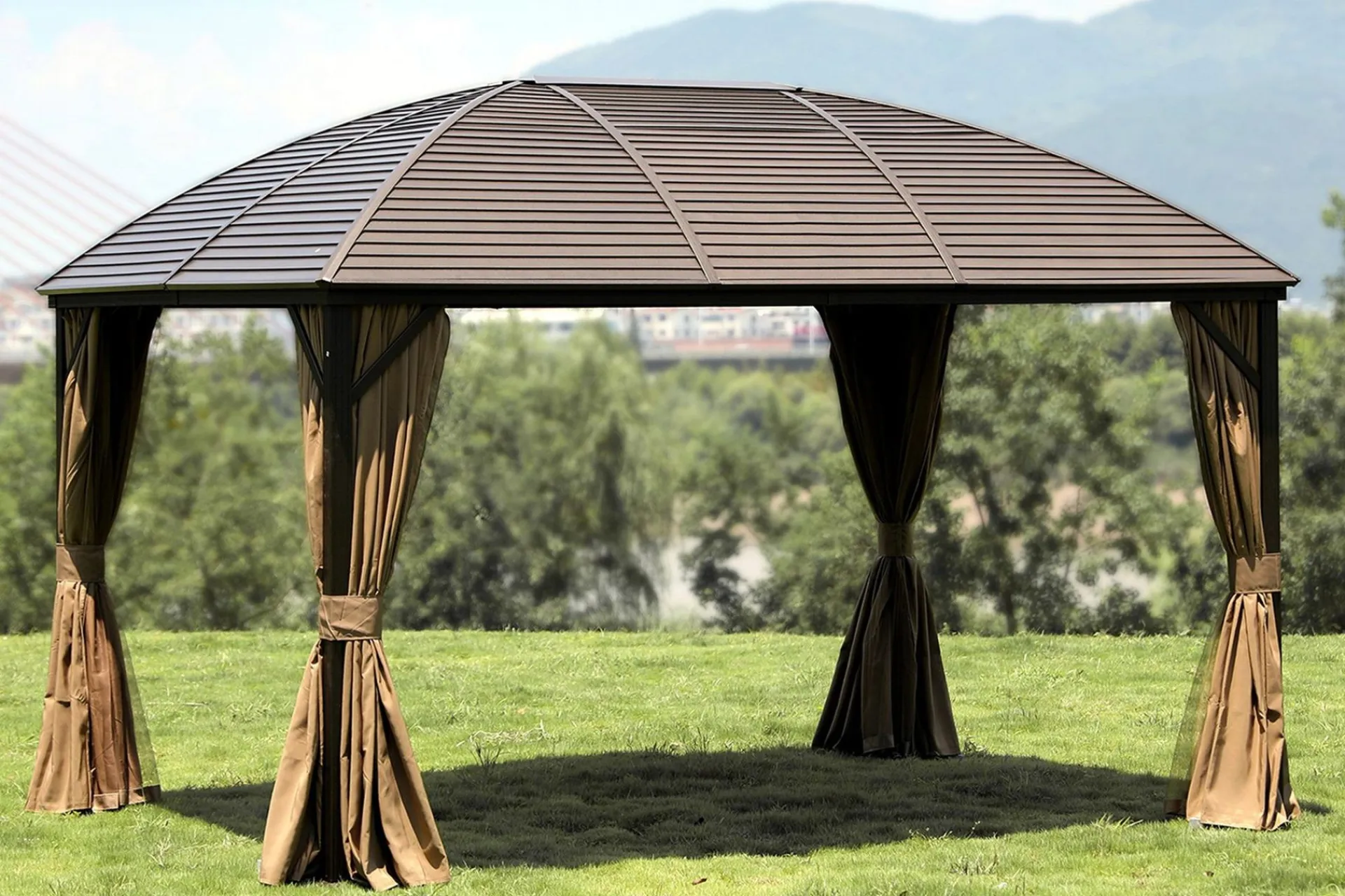 Paviljonger-Sunsetia Paviljong 400x300x194 cm Beige