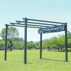 Pergola-SUNSET Pergola 3×4 m Grå