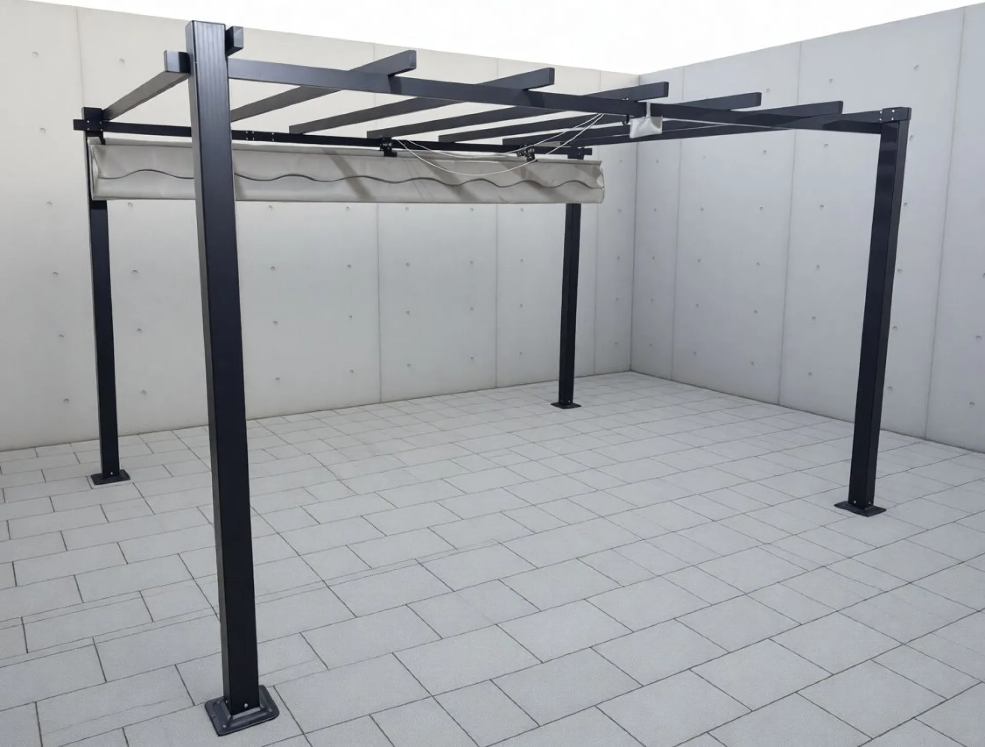 Pergola-SUNSET Pergola 3×4 m Grå