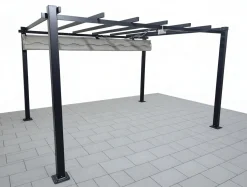 Pergola-SUNSET Pergola 3×4 m Grå