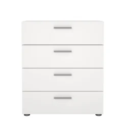 Tvilum Gangoppbevaring|Kommode-Suntia Kommode med 4 skuffer 70x40x82 cm Hvit