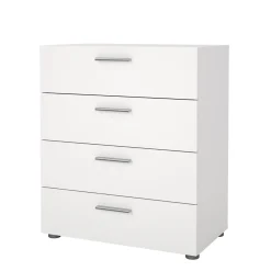 Tvilum Gangoppbevaring|Kommode-Suntia Kommode med 4 skuffer 70x40x82 cm Hvit
