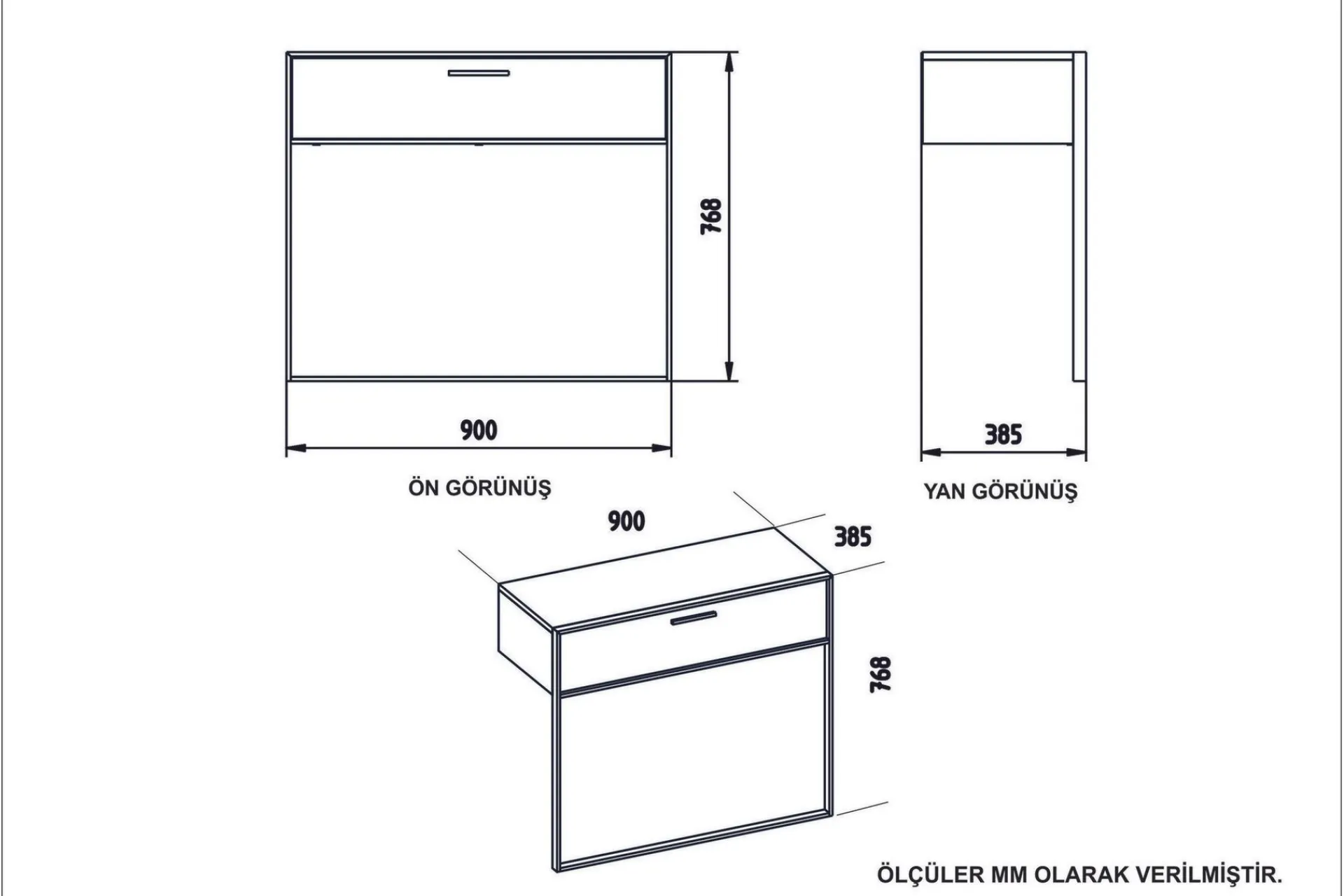 Sideboard & Skjenker-Susia Sideboard 90 cm Svart,Gull