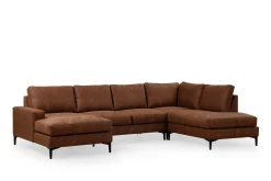 Svanabyn Sofa m. Divan og Sjeselong 4-seter
