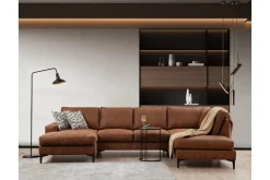 Svanabyn Sofa m. Divan og Sjeselong 4-seter