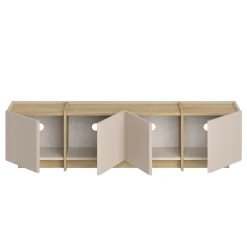 Mediestativ & Veggfeste-Sylvenn TV-benk 180 cm Sapphire Oak