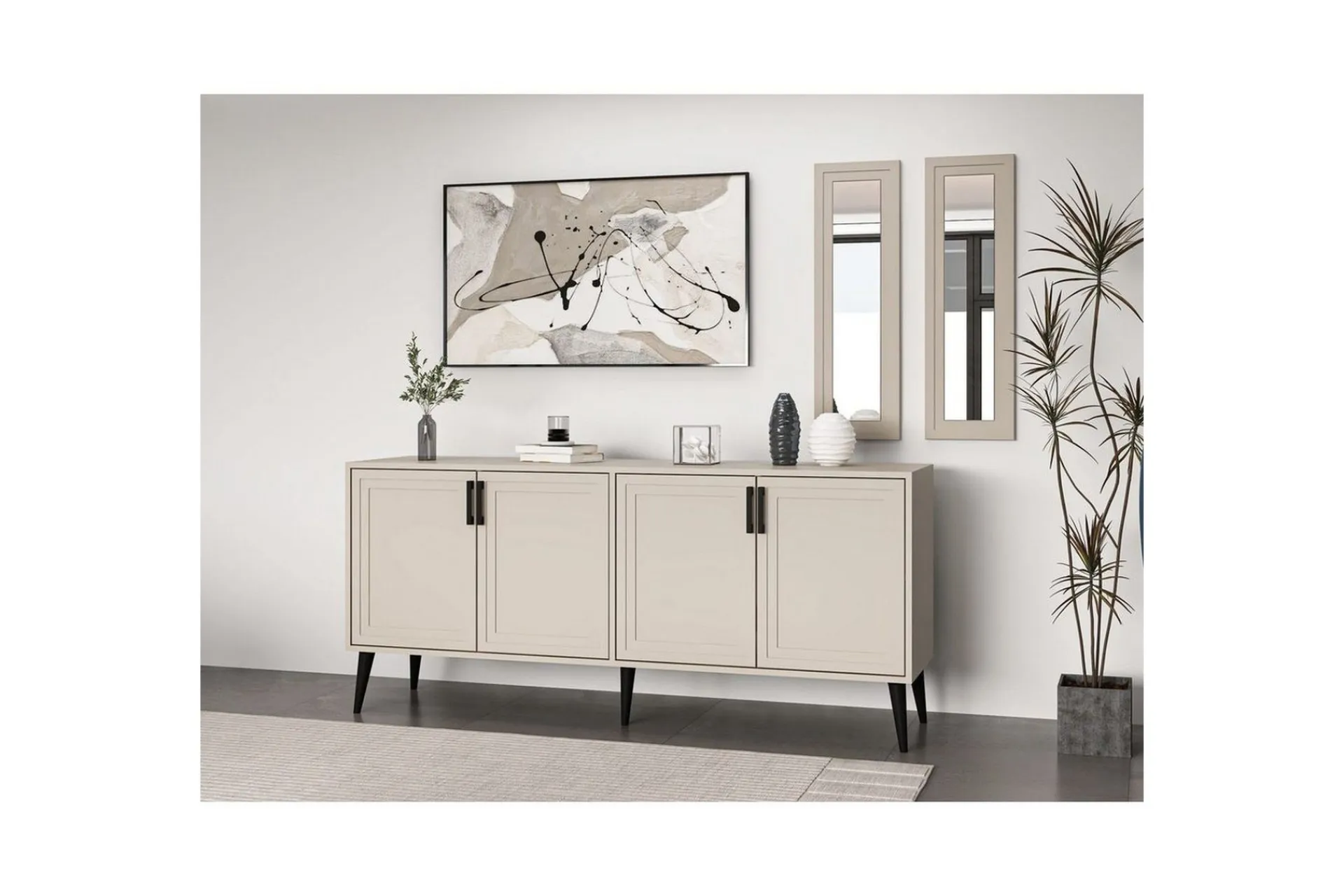 Gangbord|Avlastningsbord-Syrri Konsollbord 180 cm Sandeik