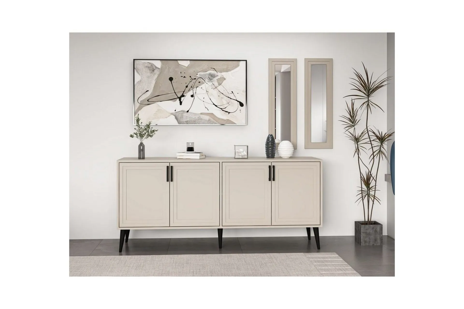 Gangbord|Avlastningsbord-Syrri Konsollbord 180 cm Sandeik