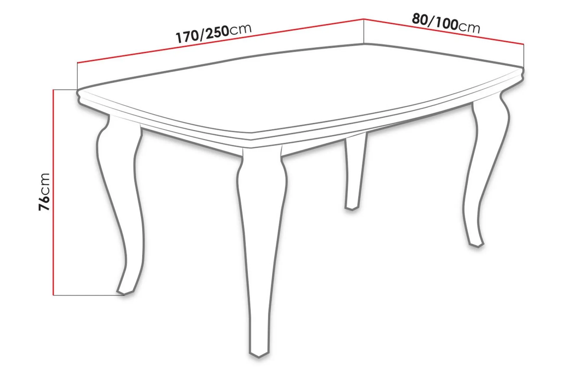 Spisebord & Kjøkkenbord-Tabell Forlengningsbart Spisebord 170 cm Eik