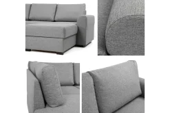 Taberk Sofa med Sjeselong og Divan 4-seter