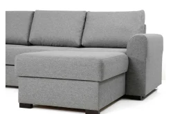 Sovesofaer-Taberk Sovesofa med Sjeselong og Dobbel Sjeselong 5-seter i Chenille Grønn