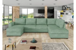 Taberk Sovesofa med Sjeselong og Dobbel Sjeselong 4-seter i Bouclé