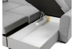 Taberk Sovesofa med Sjeselong og Dobbel Sjeselong 4-seter i Bouclé